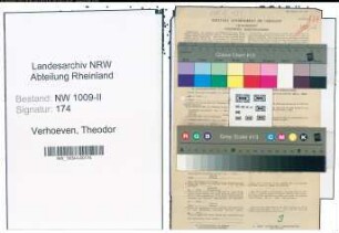 Entnazifizierung Theodor Verhoeven , geb. 01.10.1902 (Arbeiter)
