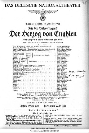 Der Herzog von Enghien