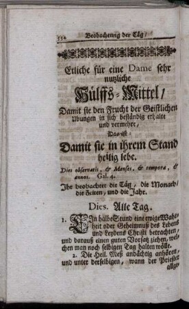 Etliche für eine Dame sehr nutzliche Hülffs-Mittel