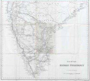 Map of the Madras Presidency