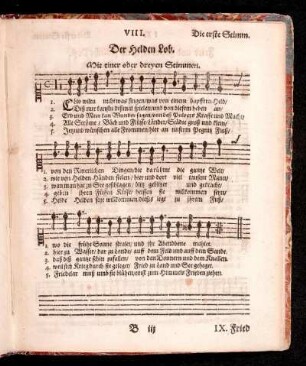 VIII. Der Helden Lob.