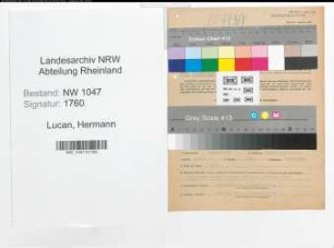 Entnazifizierung Hermann Lucan , geb. 03.07.1891 (Buchpruefer)