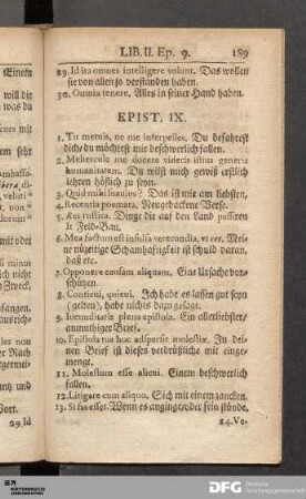 Epist. IX.