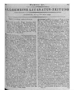 Kongl. Vetenskaps Akademiens nya handlingar. Stockholm: Lindh 1796, Juli-Dez. ; 1797, Jan.-März