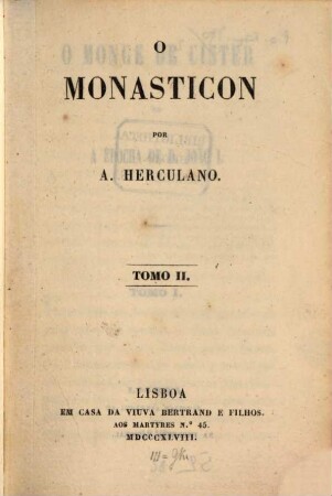 O monasticon. 2,1