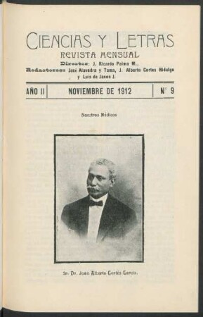 [Fotografía de] Sr. Dr. Juan Alberto Cortés García.