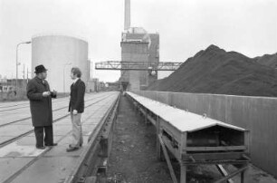 Heizkraftwerk West. Umstellung von Heizöl auf Steinkohle