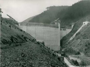 Okertalsperre, 1952-1955