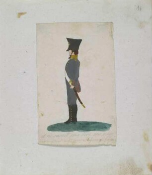 Russischer Trainsoldat (?), 1813/14