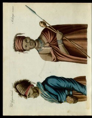 Eingeborene Aus Südafrika.