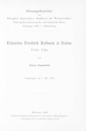 Urkunden Friedrich Rotbarts in Italien, 5