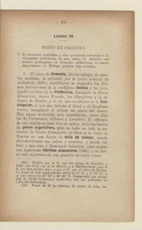 Lección 28. Reino de Granada