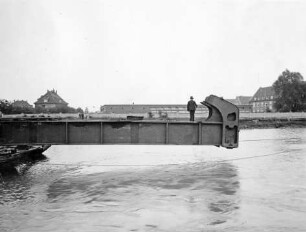 Bau der Prinz-Brücke in Hiltrup/Dortmund-Ems-Kanal