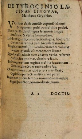 Tyrocinium latinae linguae