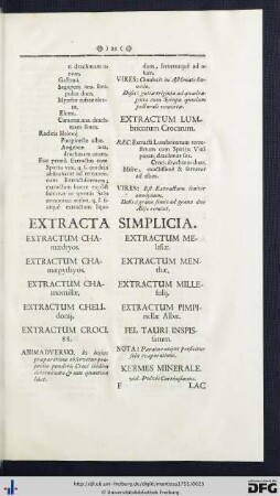 Extracta Simplicia.