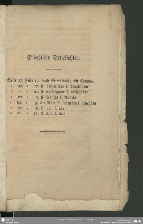 Erhebliche Druckfehler
