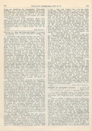 500-502 [Rezension] Stange, Carl (Hrsg.), Zeitschrift für systematische Theologie. 2. Jahrg. 1924, 1. u. 2. Vierteljahresheft