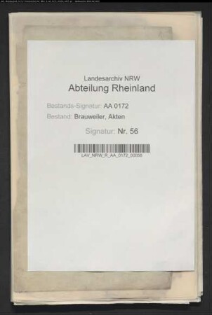 Heberegister der Grundpächte zu Pier. 1785. Betreffend Erbpächte zu Pier. 16. Jh. und 1757. Lehn- und Kurmietgerechtigkeit der Abtei zu Pier und Merken.
