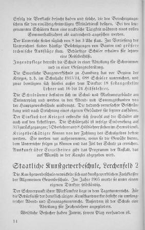 Staatliche Kunstgewerbeschule, Lerchenfeld 2