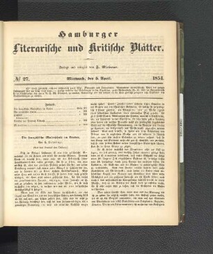No. 27. 5. April 1854