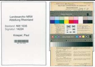 Entnazifizierung Paul Knieper , geb. 12.04.1902 (Ingenieur)
