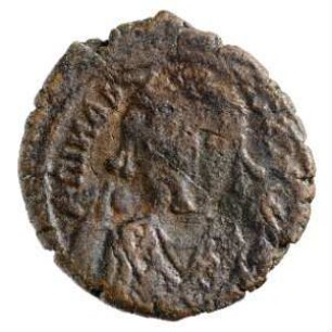 Münze, Halbfollis, 583 / 584
