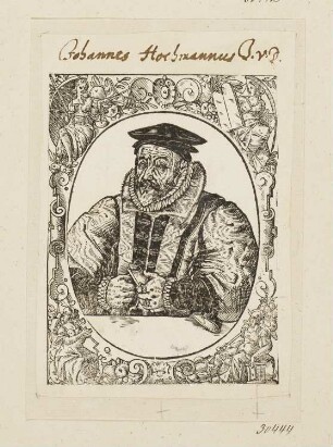 Johannes Hochmanni, erstmals erschienen in: Erhard Cellius, "Imagines Professorum", Tübingen 1596