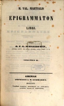 Epigrammaton libri, 2