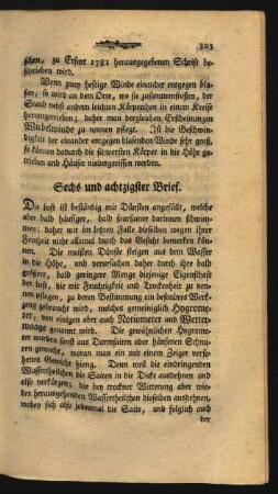 [Sechs und achtzigster - Neun und neunzigster Brief]