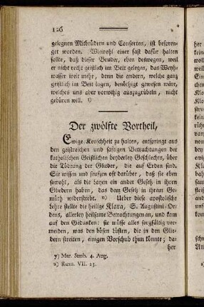 Der zwölfte Vortheil