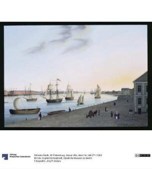 St. Petersburg. Newa-Ufer