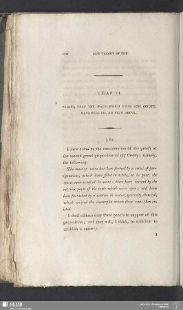 Chap. VI. Proofs, that the spaces which veins now occupy, have been filled from above