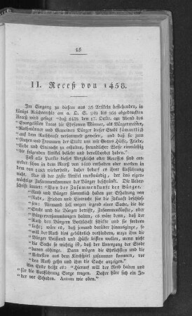 II. Receß von 1458.
