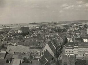 Blick vom Turm der Kirche St. Petri nach Nordosten