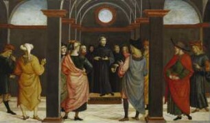 Die Disputation des Hl. Augustinus mit dem Häretiker Fortunatus