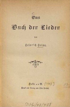 Das Buch der Lieder