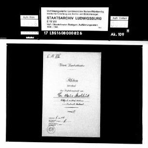 Der blaue Strohhut. Lustspiel von Friedrich Michael