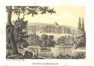Das Schloss zu Wilhelmshöhe.