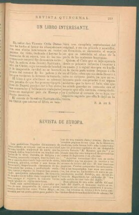 Revista de Europa.