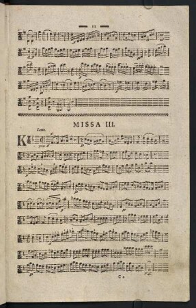 11-15, Missa III.