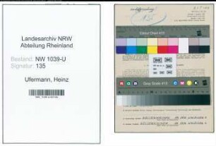 Entnazifizierung Heinz Ufermann , geb. 11.02.1921 (Landwirt)