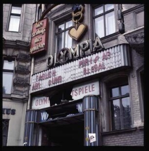 Leerstehendes Kino „Olympia Lichtspiele“