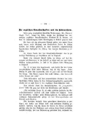 Die englischen Genossenschaften und die Bodenreform