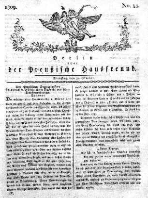 No. 88., 31. Oktober 1809