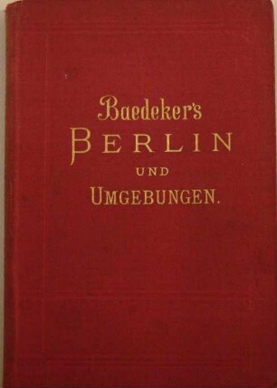 "Baedeker’s Berlin und Umgebungen", 1900