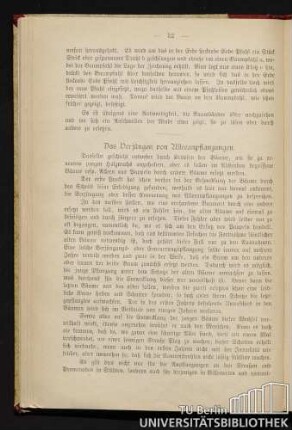 Das Verjüngen von Alleeanpflanzungen.