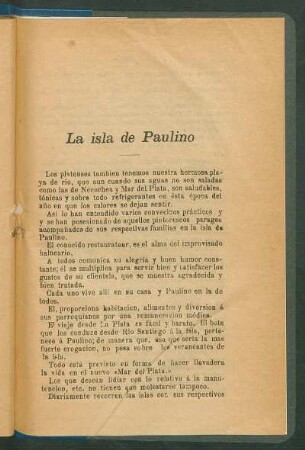 La isla de Paulino