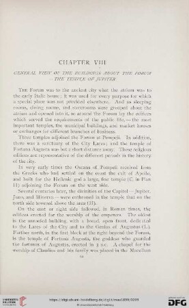 Chapter VIII.: General View of the Buildings about the Forum - The Temple of Jupiter