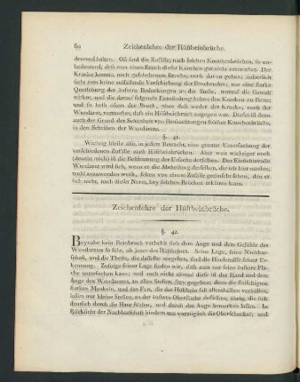 Zeichenlehre der Hüftbeinbrüche