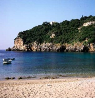 Korfu. Westbucht bei Paleokastritsa